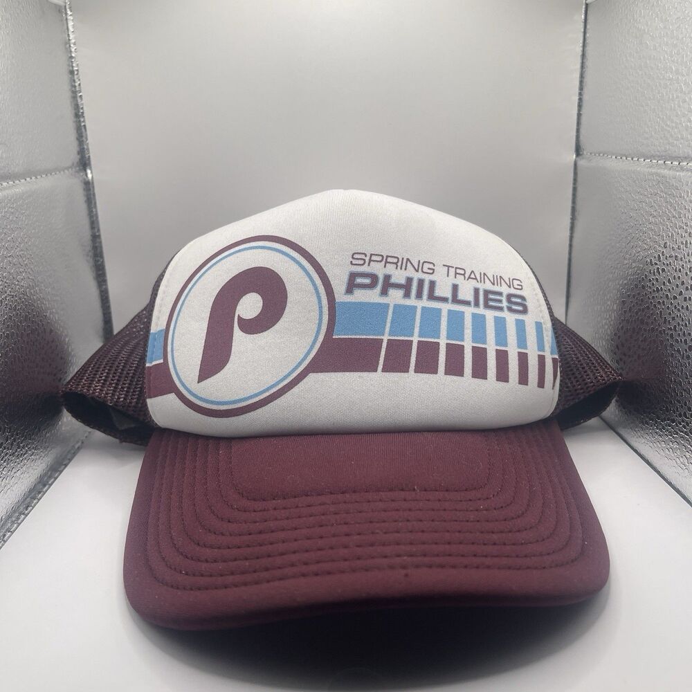 Philadelphia Phillies Spring Training MLB Hat One Size Maroon White Blue